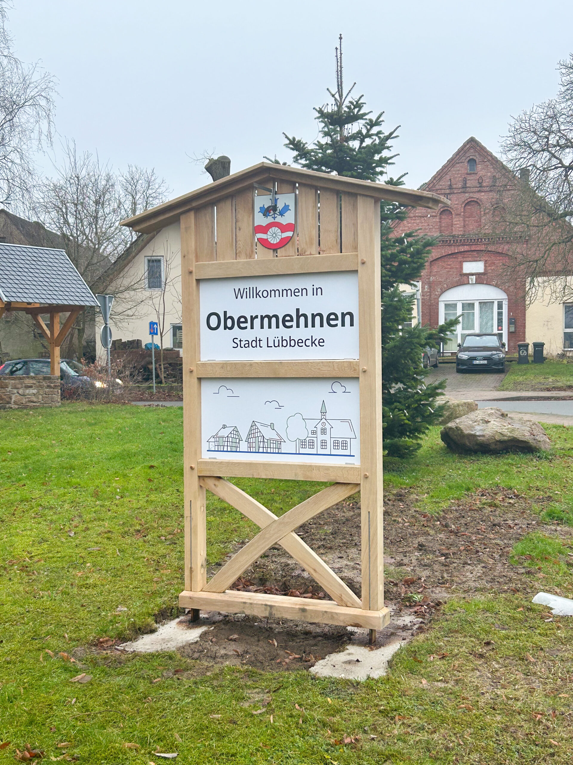 Dorfschild-Obermehnen